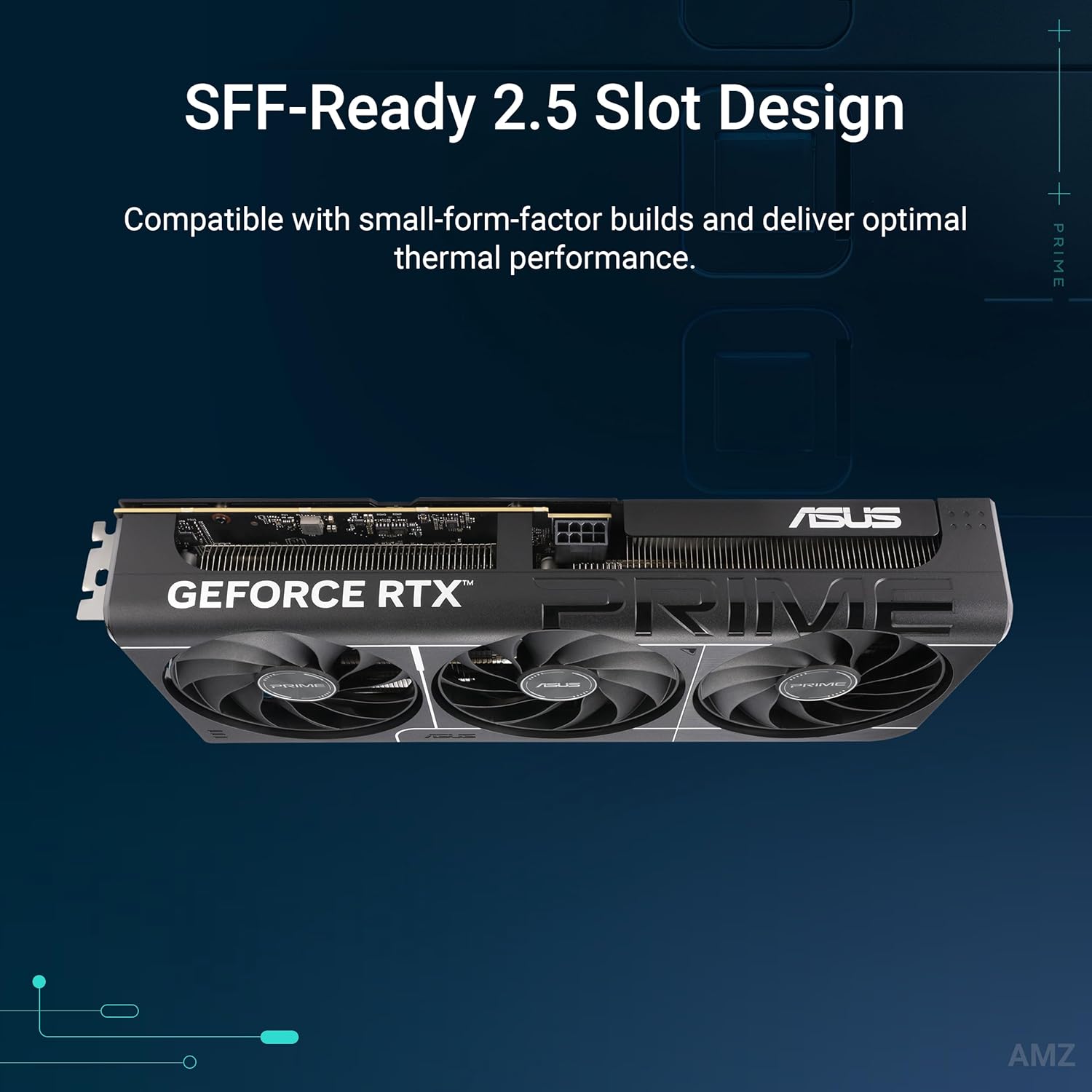 ASUS The SFF-Ready Prime GeForce RTX™ 5060 Ti 16GB GDDR7 Graphics Card (PCIe® 5.0, 16GB GDDR7, HDMI®/DP 2.1, 2.5-Slot, Axial-tech Fans, Dual BIOS) Elite