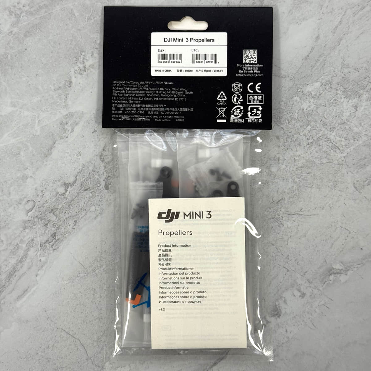 For DJI Mini 3 Carbon Fiber Propellers Elite