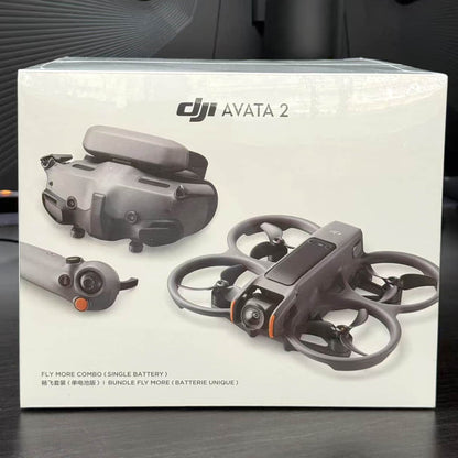New DJI Avata 2 Fly More Combo (Single Battery) Racing Drone Camera 10km Image Range FPV Binocular Fisheye Visual Positioning Elite