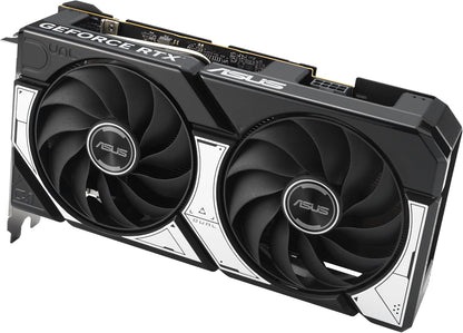ASUS Dual GeForce RTX™ 5060 8GB GDDR7 OC Edition (PCIe 5.0, 8GB GDDR7, DLSS 4, HDMI 2.1b, DisplayPort 2.1b, 2.5-Slot Design, Axial-tech Fan Design, 0dB Technology, and More) Elite