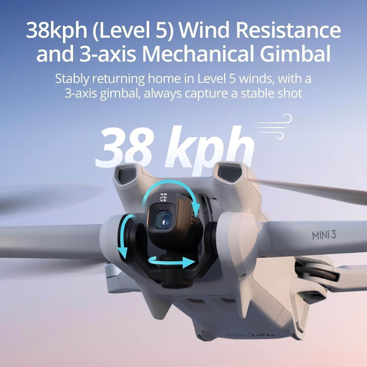 For DJI Mini 3 Fly More Combo Lightweight 4K Camera Drone for Adults 35-min Flight Time 32800ft Video Transmission Vertical Elite