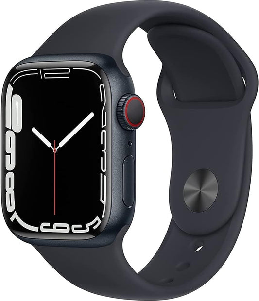Apple Watch Series 7 GPS+Cellular 45mm Midnight Aluminum Case Sport Band Elite