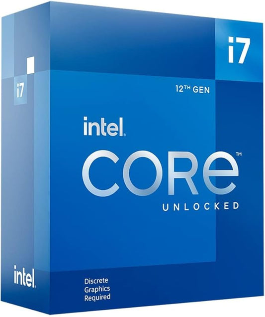 Intel® Core™ i7-12700KF Desktop Processor 12 (8P+4E) Cores up to 5.0 GHz Unlocked LGA1700 600 Series Chipset 125W Elite