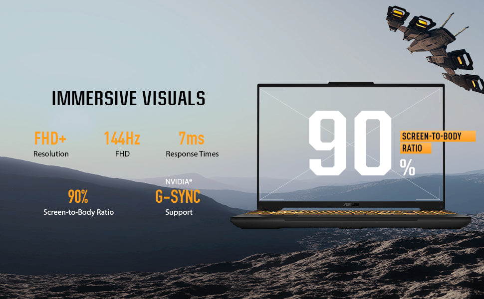 ASUS TUF Gaming F16 (2024) Gaming Laptop, 16” FHD+ 144Hz IPS-Level 16:10 Display, Intel® Core™ 5 210H Processor, NVIDIA® GeForce RTX™ 4050, 8GB DDR5, 512GB PCIe Gen4 SSD, Wi-Fi 6, Windows 11 Home Elite