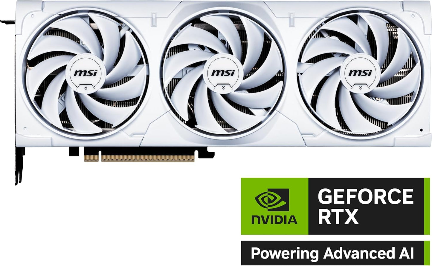 MSI Gaming RTX 5080 16G Ventus 3X OC White Graphics Card (16GB GDDR7, 256-bit, Extreme Clock TBD MHz, DisplayPort x 3 2.1a, HDMI 2.1b, NVIDIA Blackwell Architecture) Elite