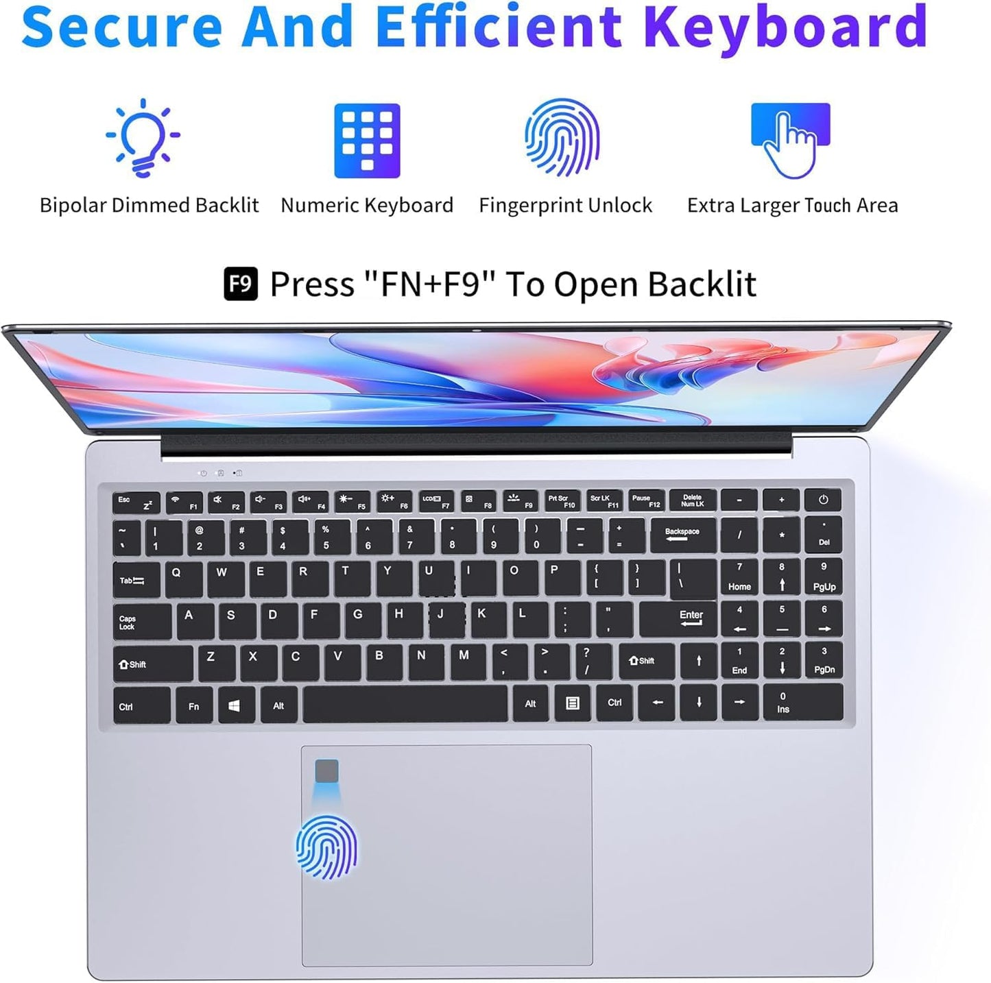 Laptop Computer, Gaming Laptops 2025, 16 Inch Lap Top PC Win 11 Pro, 16GB RAM 1TB SSD, N100 Processor(up to 3.4GHz), Backlit Keyboard, for Business and Students Elite