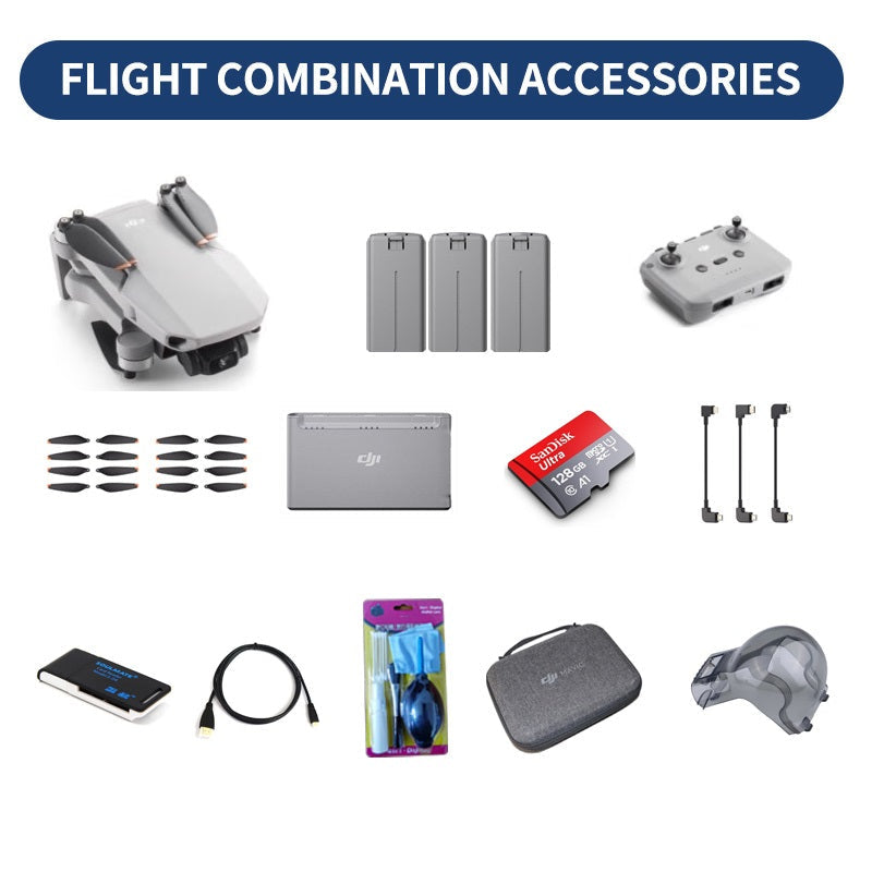 Original  Mavic Mini2 SE 2.7K HD Quadcopter Aerial Drone Flight Combination 3 Batteries Elite