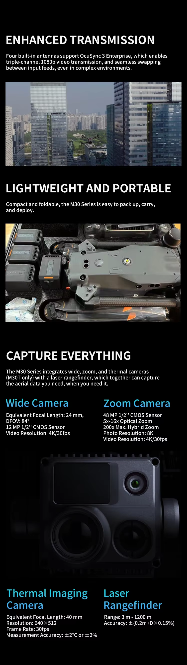 New M30 and M30T Matrice 30&amp;30T Drone 4k HD Thermal Camera and 40+ Mins Long Distance Gps RC Quadcopter Drone UAV Elite