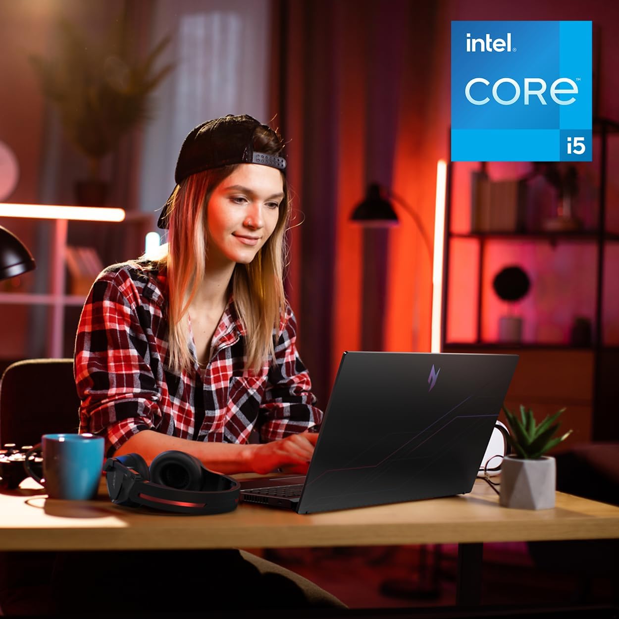 Acer Nitro V Gaming Laptop | Intel Core i5-13420H Processor | NVIDIA GeForce RTX 4050 Laptop GPU | 15.6" FHD IPS 165Hz Display | 8GB DDR5 | 512GB Gen 4 SSD | Wi-Fi 6 | Backlit KB | ANV15-52-586Z Elite