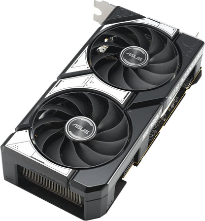 ASUS Dual GeForce RTX™ 5060 8GB GDDR7 OC Edition (PCIe 5.0, 8GB GDDR7, DLSS 4, HDMI 2.1b, DisplayPort 2.1b, 2.5-Slot Design, Axial-tech Fan Design, 0dB Technology, and More) Elite