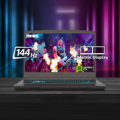 MSI Thin 15 B13VE-1697CA 15.6" 144Hz Gaming Laptop Intel® Core™ i5-13420H RTX 4050 16GB 512GB NVMe SSD Win11 Elite