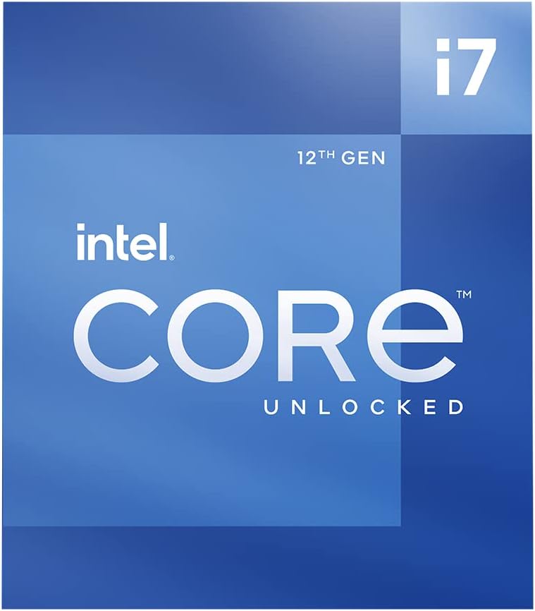 Intel Core i7-12700K Gaming Desktop Processor with Integrated Graphics and 12 (8P+4E) Cores up to 5.0 GHz Unlocked LGA1700 600 Series Chipset 125W Elite