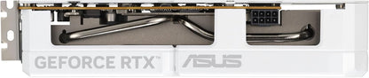 ASUS Dual GeForce RTX™ 5060 8GB GDDR7 White Edition (PCIe 5.0, 8GB GDDR7, DLSS 4, HDMI 2.1b, DisplayPort 2.1b, 2.5-Slot, Axial-tech Fan Design, 0dB Technology, Dual BIOS and More) Elite