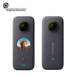 Insta360 One X2 360-Degree WaterProof Sports Action Camera with 5.7K AI Edit Live Webcam Voice Control Panoramic Features Elite