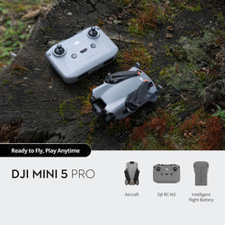 For DJI Mini 5 Pro Fly More Combo Drone with 1-Inch CMOS Nightscape Camera and Obstacle Sensing Remote Control for Beginners Elite