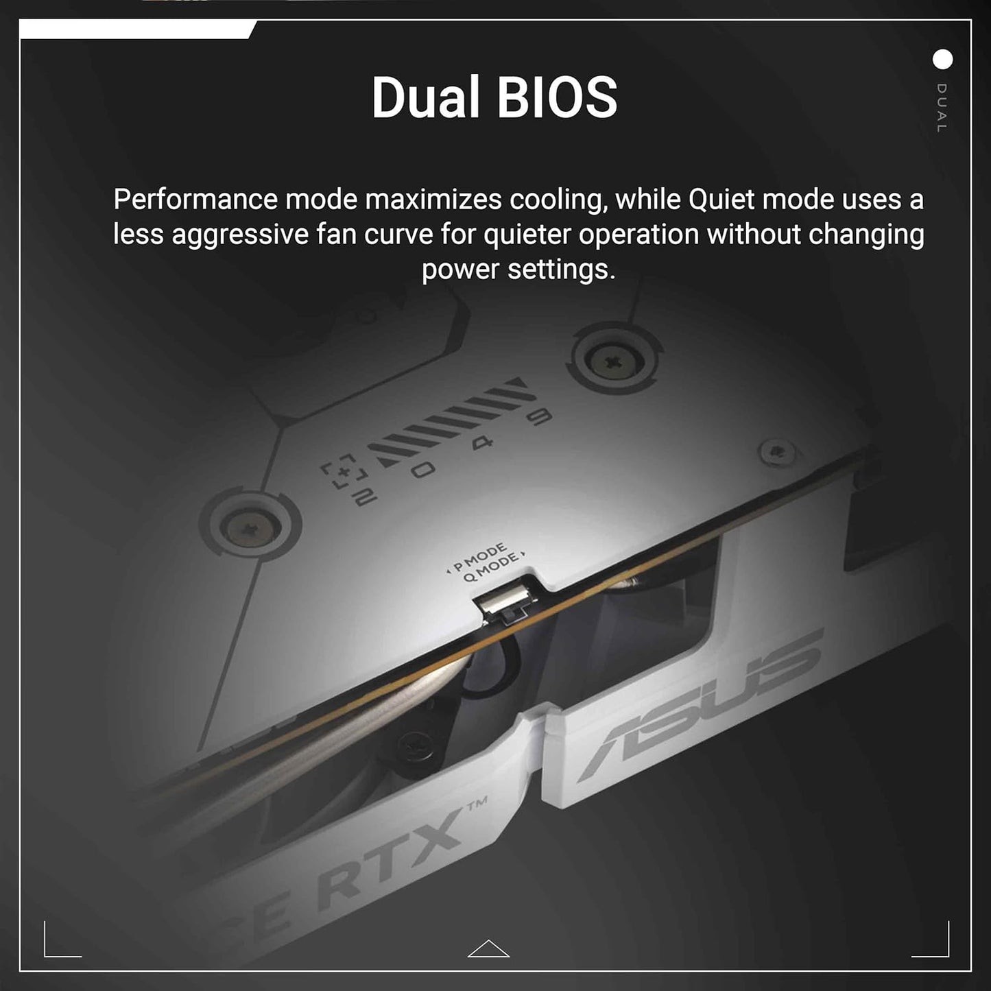 ASUS Dual GeForce RTX™ 5060 8GB GDDR7 White Edition (PCIe 5.0, 8GB GDDR7, DLSS 4, HDMI 2.1b, DisplayPort 2.1b, 2.5-Slot, Axial-tech Fan Design, 0dB Technology, Dual BIOS and More) Elite