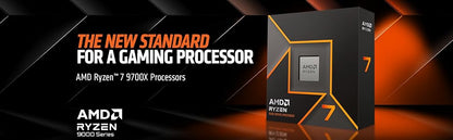 AMD Ryzen™ 7 9700X 8-Core, 16-Thread Unlocked Desktop Processor Elite