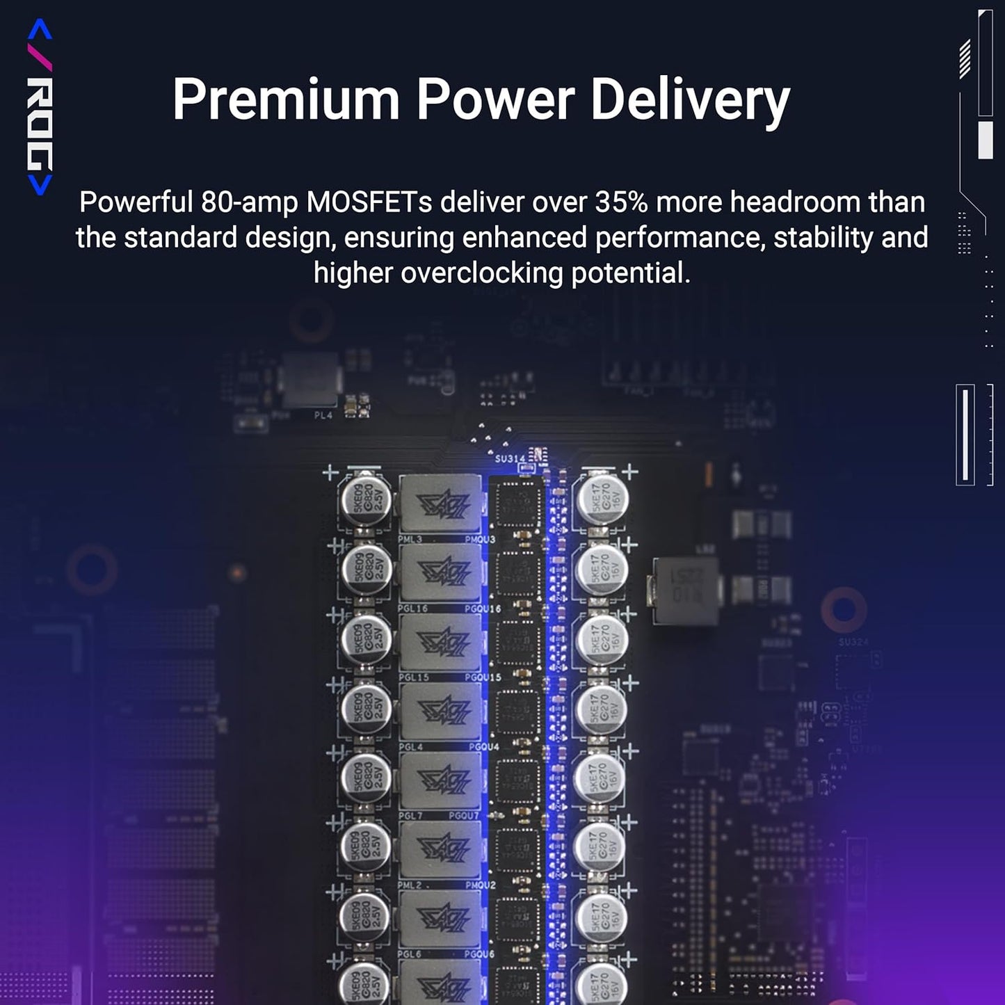 ASUS ROG Astral GeForce RTX™ 5080 OC Edition Gaming Graphics Card (PCIe® 5.0, 16GB GDDR7, HDMI®/DP 2.1, 3.8-Slot, 4-Fan Design, Axial-tech Fans, Patented Vapor Chamber, Phase-Change GPU Thermal pad) Elite