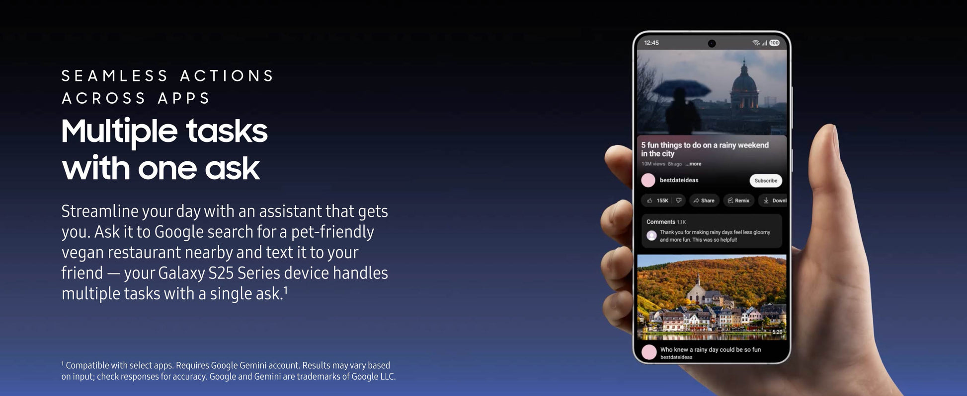 SAMSUNG Galaxy S25 Edge Cell Phone, 256 GB AI Smartphone, Unlocked Android, Night Video, Fast Processor, ProScaler Display, All-Day Battery, 2025, US 1 Yr Manufacturer Warranty, Titanium Silver Elite