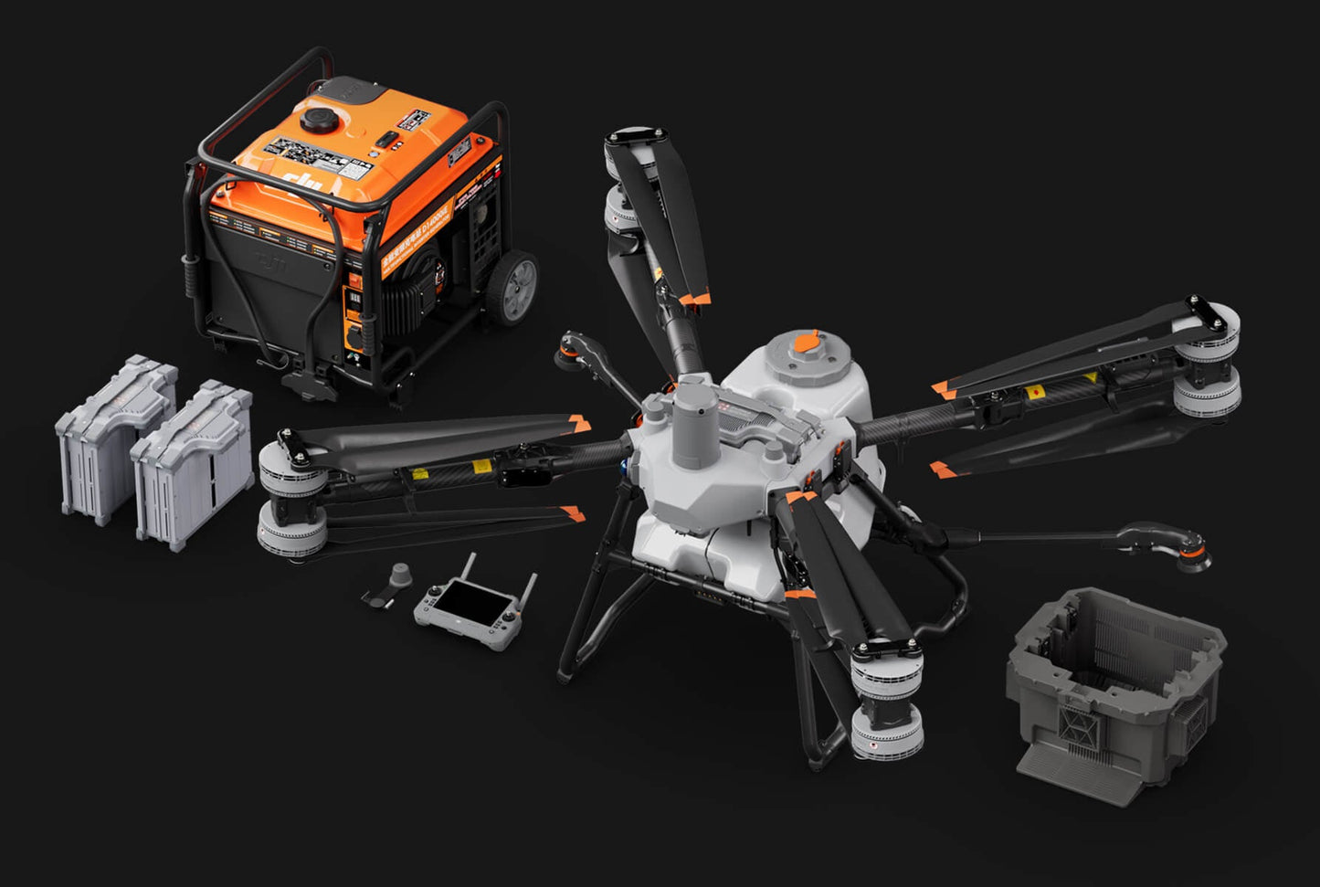 DJI Agriculture Drone T100 Professional with Gps RTK and HD Camera for Fertilizer and Granular Payload Spraying Drones Elite