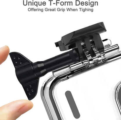 HONGDAK WaterProof Housing  for Go Pro Hero 12/Hero 11 Black/Hero 10 Black/Hero 9 Black,Protective Underwater Dive Elite