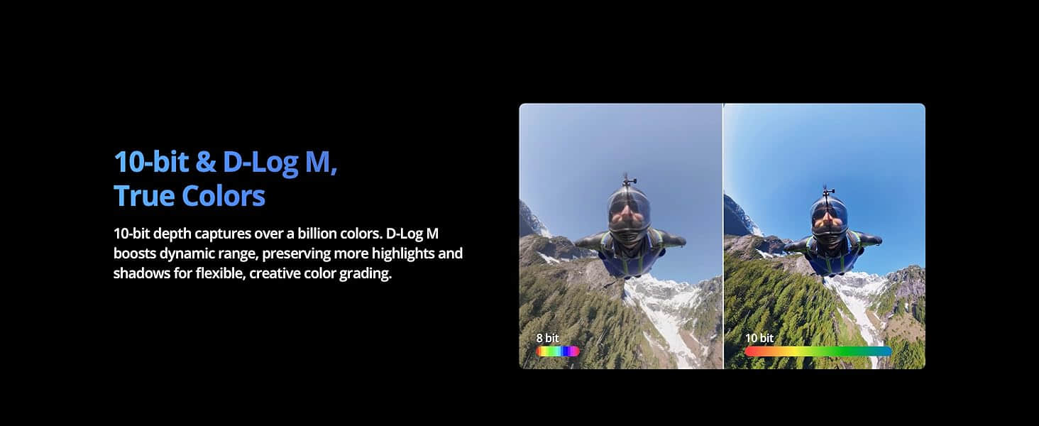 For DJI Osmo 360 WaterProof 8K 360° Action Camera 1-Inch 360° Imaging Extended Battery Life 3 Batteries Native 8K Prosumer Elite