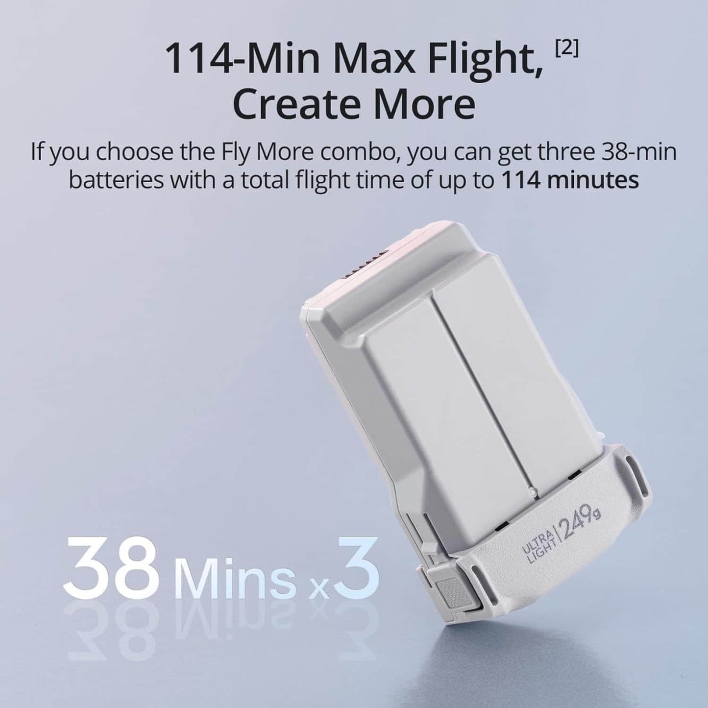 For DJI Mini 3 Fly More Combo Lightweight 4K Camera Drone for Adults 35-min Flight Time 32800ft Video Transmission Vertical Elite