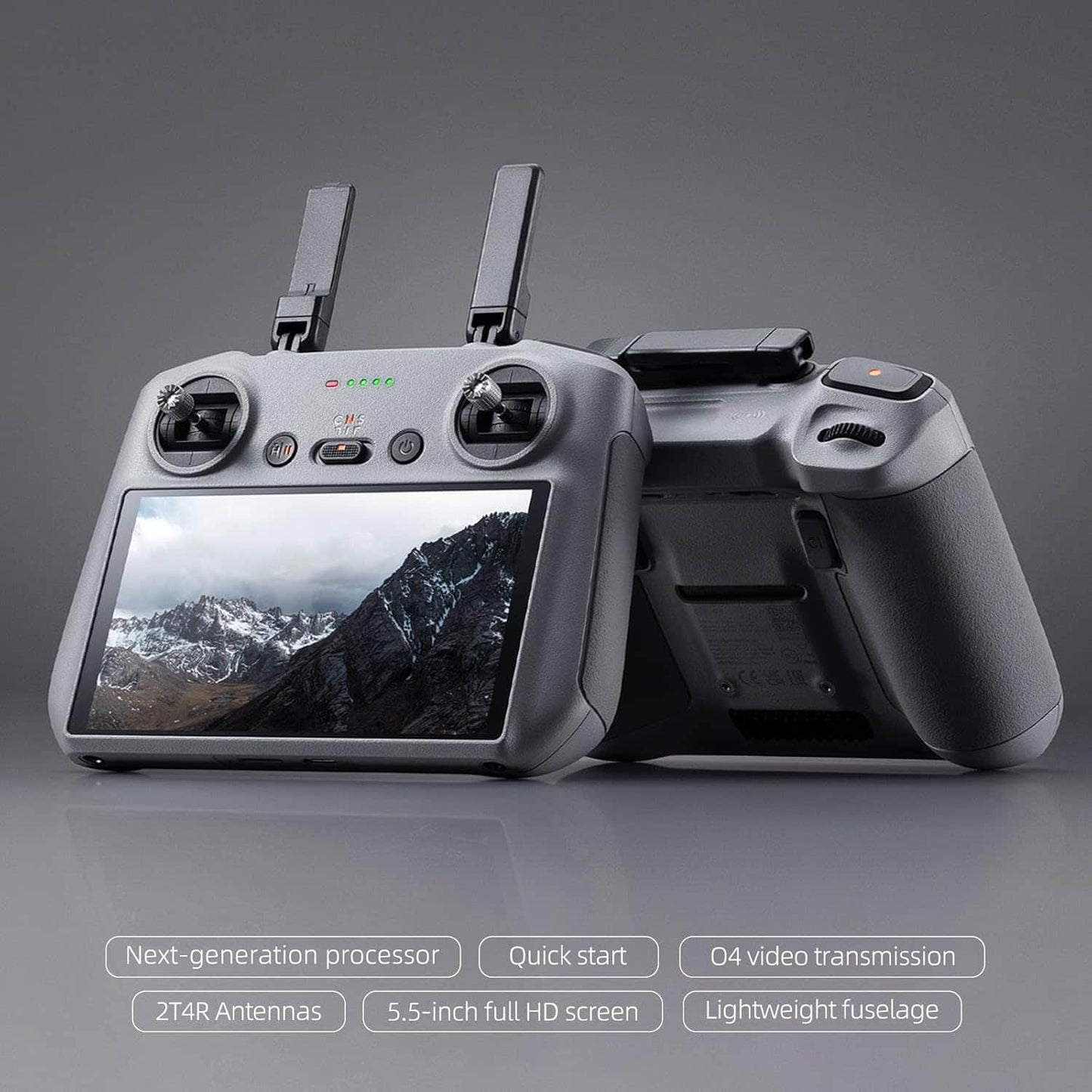 DJI RC 2, Remote Controller with Next-Gen Processor, 20km O4 Transmission, 5.5-inch FHD Screen,, Smart Controller for Drones Elite
