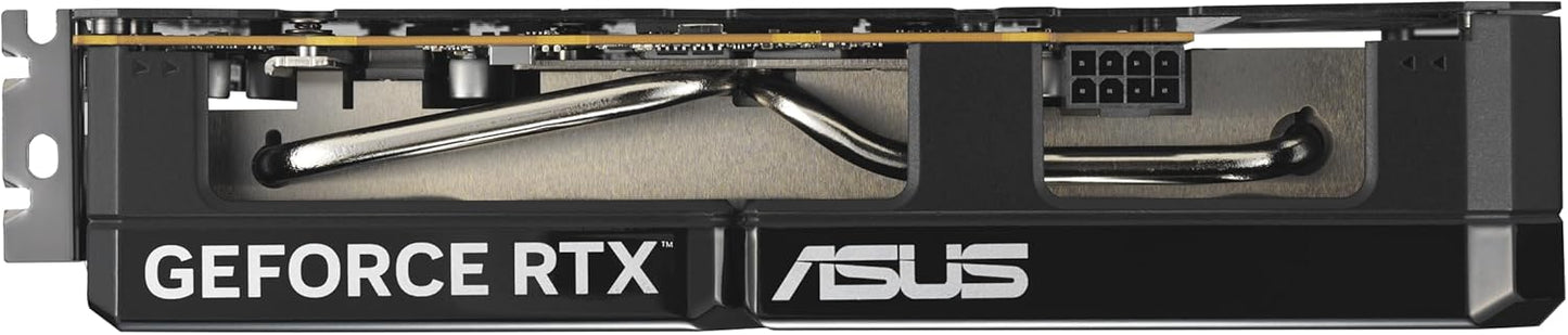 ASUS Dual GeForce RTX™ 5060 8GB GDDR7 OC Edition (PCIe 5.0, 8GB GDDR7, DLSS 4, HDMI 2.1b, DisplayPort 2.1b, 2.5-Slot Design, Axial-tech Fan Design, 0dB Technology, and More) Elite