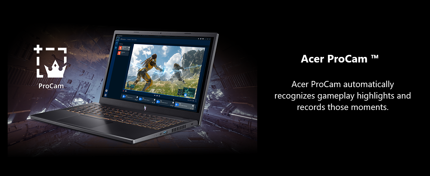 Acer Nitro V Gaming Laptop | Intel Core i7-13620H Processor | NVIDIA GeForce RTX 4050 Laptop GPU | 15.6" FHD IPS 165Hz Display | 16GB DDR5 | 1TB Gen 4 SSD | Wi-Fi 6 | Backlit KB | ANV15-52-76NK Elite