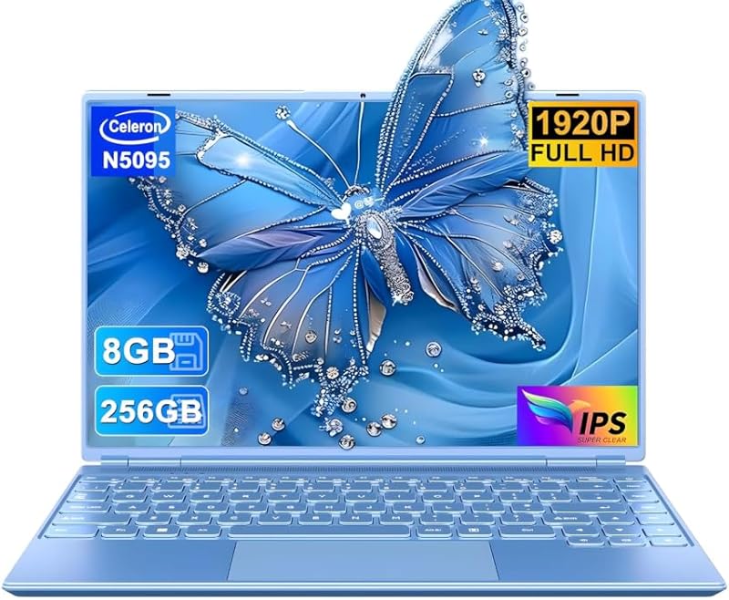 2025 16 Inch Gaming Laptop N5095 (Up to 2.9 GHz) 12GB+512GB SSD Support 1TB Expand Win 11 Laptops 1920 * 1200 FHD Screen 5G WiFi BT 4.2 Webcam Cooling Fan Numeric Keypad-Purple Elite