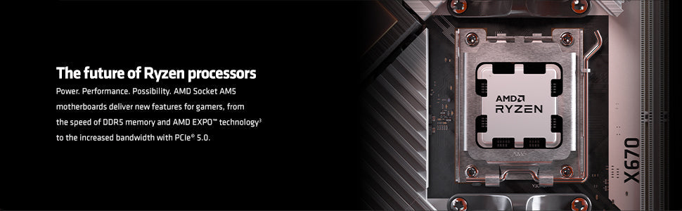 AMD Ryzen 5 7600X 6-Core, 12-Thread Unlocked Desktop Processor Elite