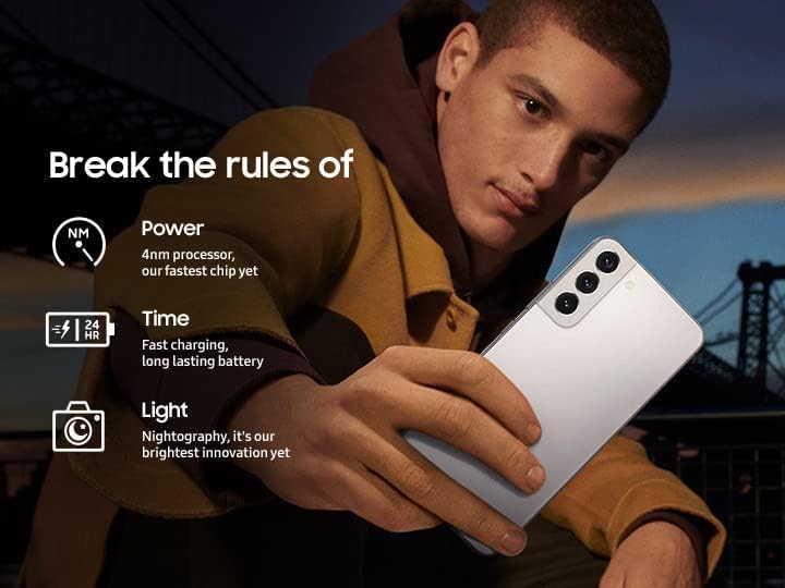 Samsung Galaxy S22 Smartphone 128GB 8K CamVideo BrightDisplay LongBattery 4nmProcessor US PhantomBlack Elite