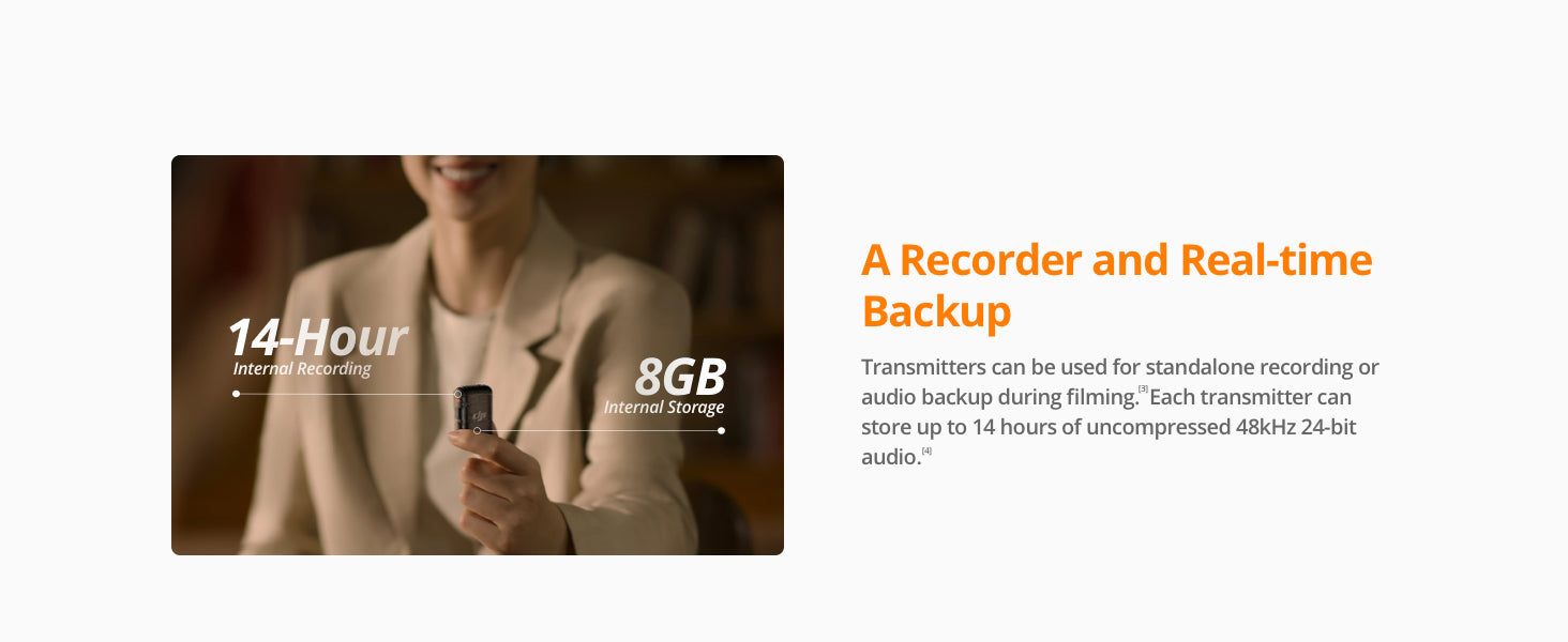 DJI Mic 2 2 TX 1 RX Charging Case Wireless Intelligent Noise Cancelling Lavalier Microphone 32-bit Float Internal Recording 820 Elite