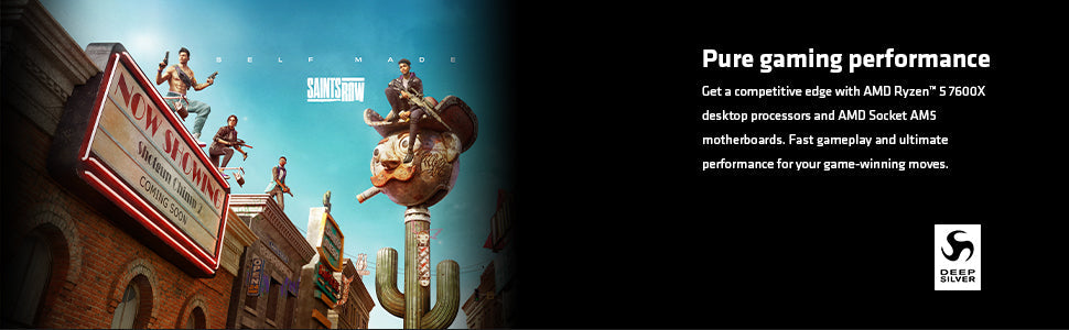 AMD Ryzen 5 7600X 6-Core, 12-Thread Unlocked Desktop Processor Elite